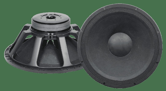 2500W RMS PW24F Pro Audio 24 Inch Subwoofer with 5 Inch Voice Coil for High Energy FERRITE Magnetics