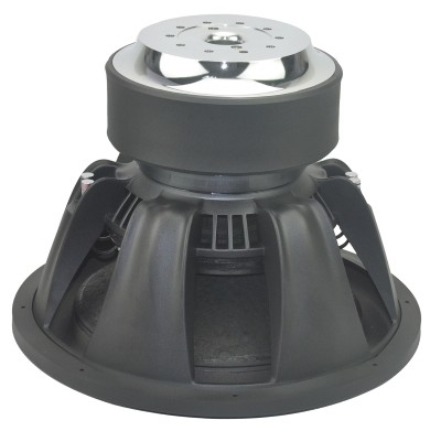 15'' Ferrite motor Subwoofer, 3500wrms, 4'' voice coil, D1/D2 ohms, freq. response: 40-300Hz, Sensitivity: 86.2dB sp15