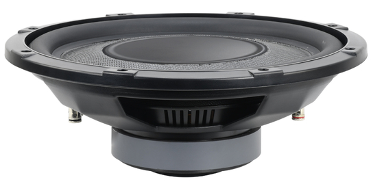 12"SLIM ferrite 300wrms, 2'' voice coil,D2/D4 ohms, freq. response: 44-300Hz, Sensitivity: 86.8dB SE12FG1