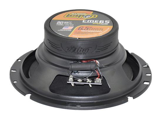 6.5"Car coaxial speaker CME-65,Nominal impedence:4 ohms,MAX(RMS) Power:80(40)W,1''coil diameter,Tweeter coil size:0.8'', freq. response: 70-20kHz,Sensitivity: 89dB