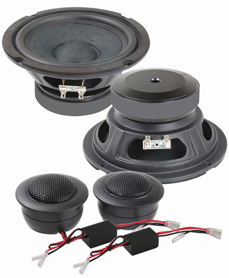 6.5" Car Components speaker CMPE65G3,75wrms, 2-way WF: 1'' voice coil, 4 ohms, Sensitivity: 88dB, freq. response: 57-6kHz.  TW: 1''voice coil,  4 ohms, Sensitivity: 89dB, freq. response: 2K-20KHz