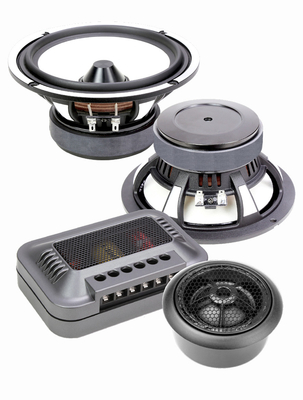 6.5"2-way Car Components speaker CPM652G1, 150RMS WF: 1.5'' voice coil, 4 ohms, Sensitivity: 88.5dB, freq. response: 48-6kHz.  TW: 1''voice coil,  4 ohms, Sensitivity: 90dB, freq. response: 1.5K-20KHz